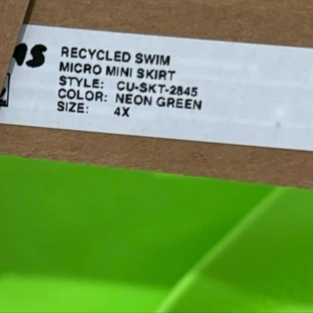 Skims recycle swim  skirt 3X